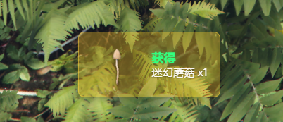 获得迷幻蘑菇